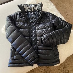DKNY SPORT Women's Packable Puffer Jacket Size XS, Black